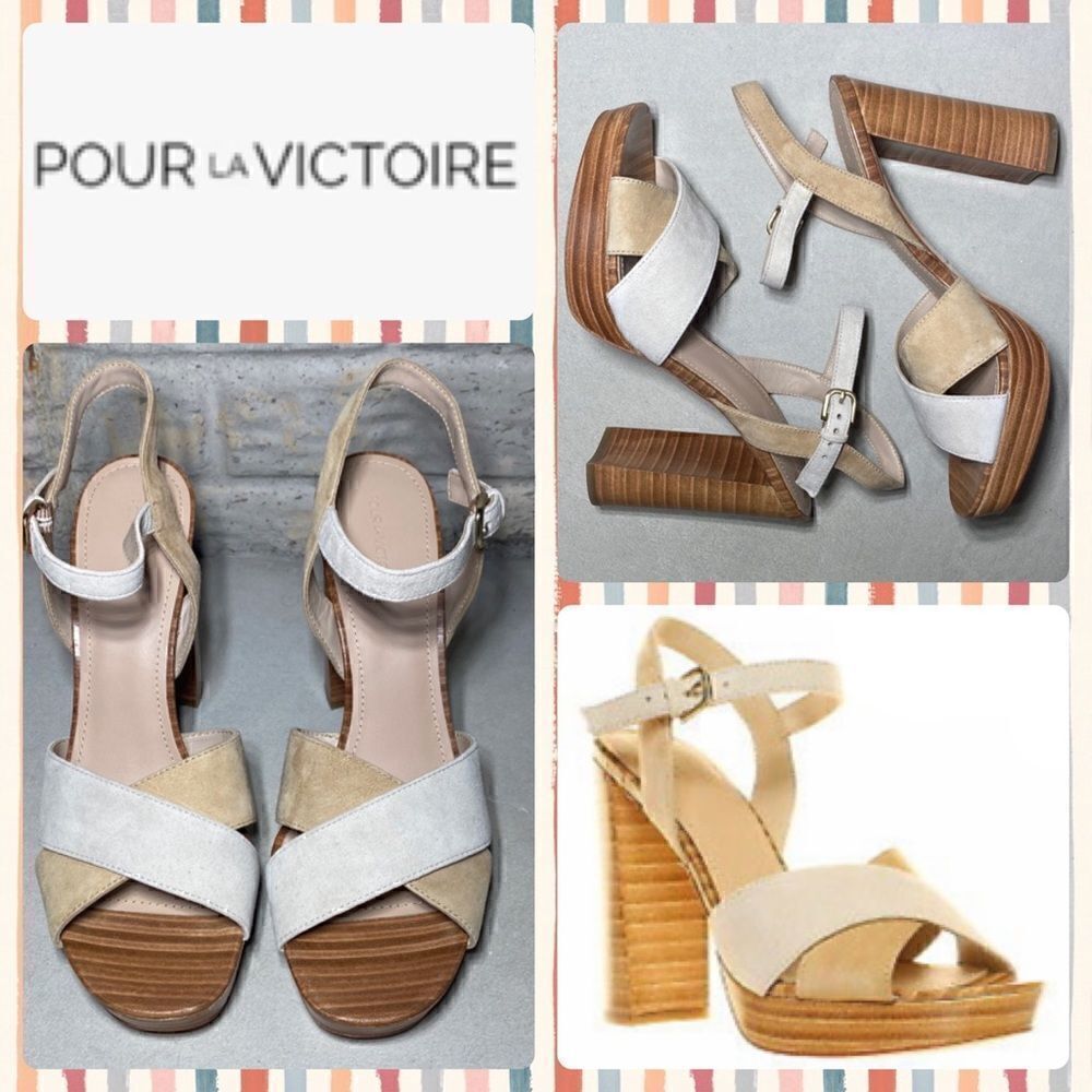 NIB MSRP $275 Pour La Victoire Yasminks Toe Heels Women's Size 10